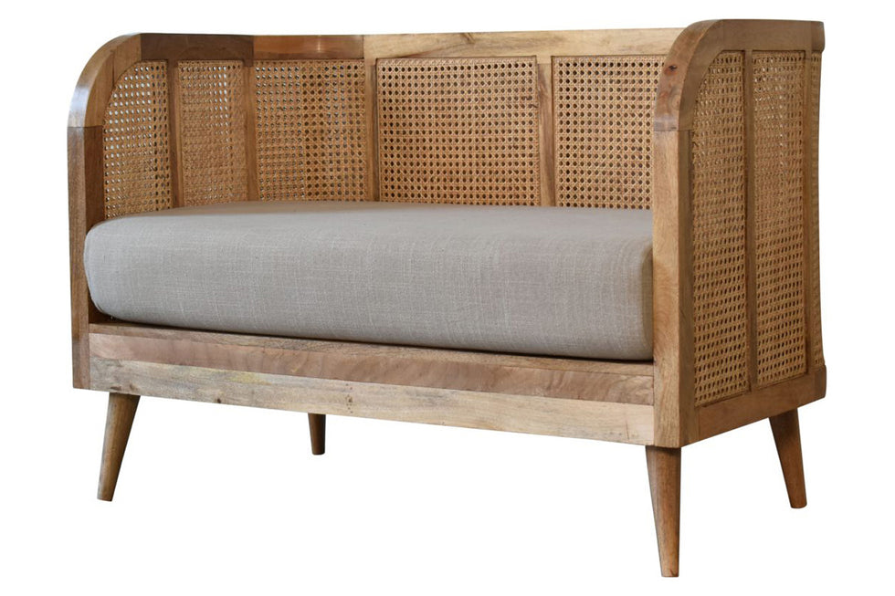 Artisan - Mud Linen Rattan Sofa