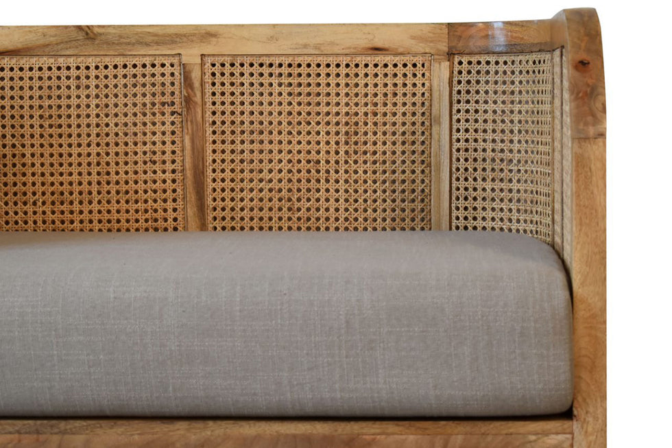 Artisan - Mud Linen Rattan Sofa