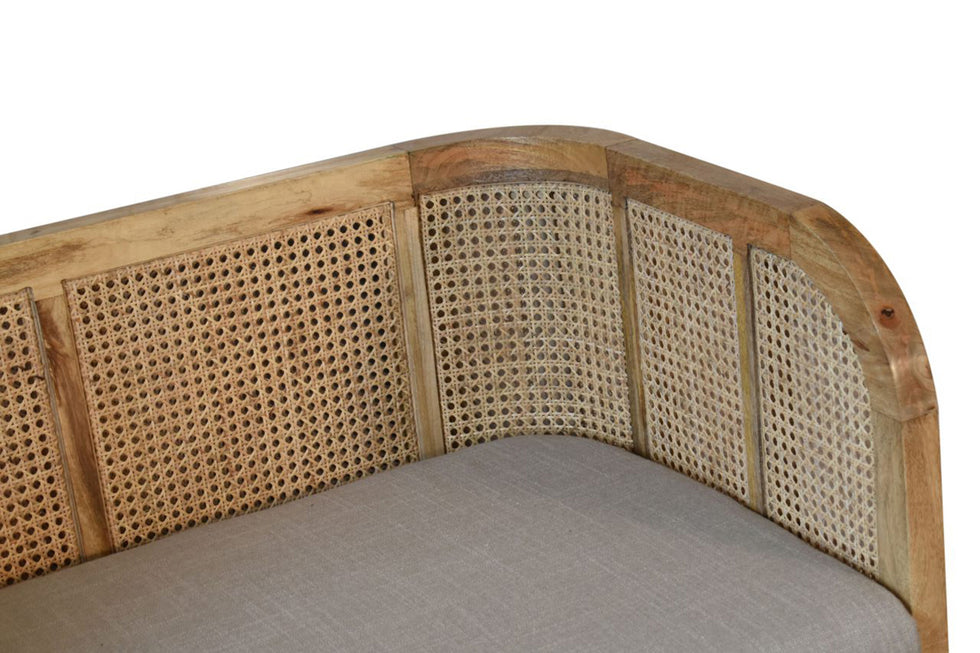 Artisan - Mud Linen Rattan Sofa