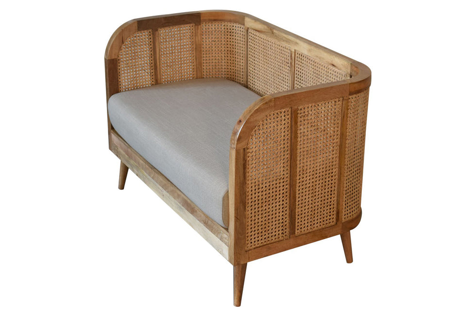Artisan - Mud Linen Rattan Sofa