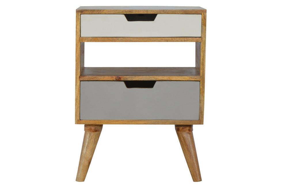 Artisan - Hand Painted Cut-out Bedside Common