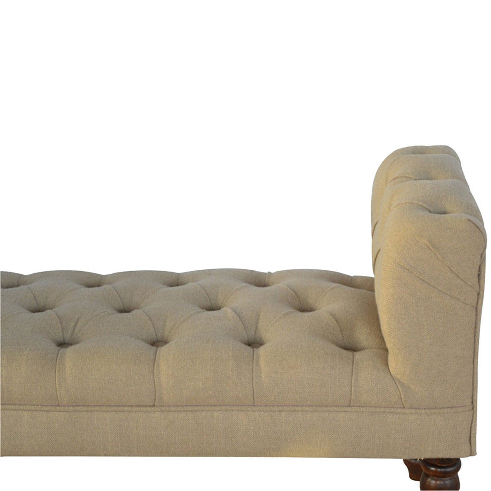 Artisan - Bedroom Bench in Mud, Linen