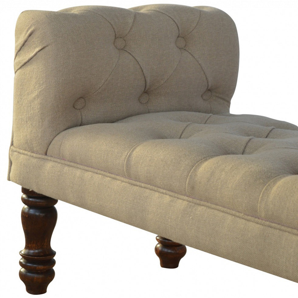 Artisan - Bedroom Bench in Mud, Linen
