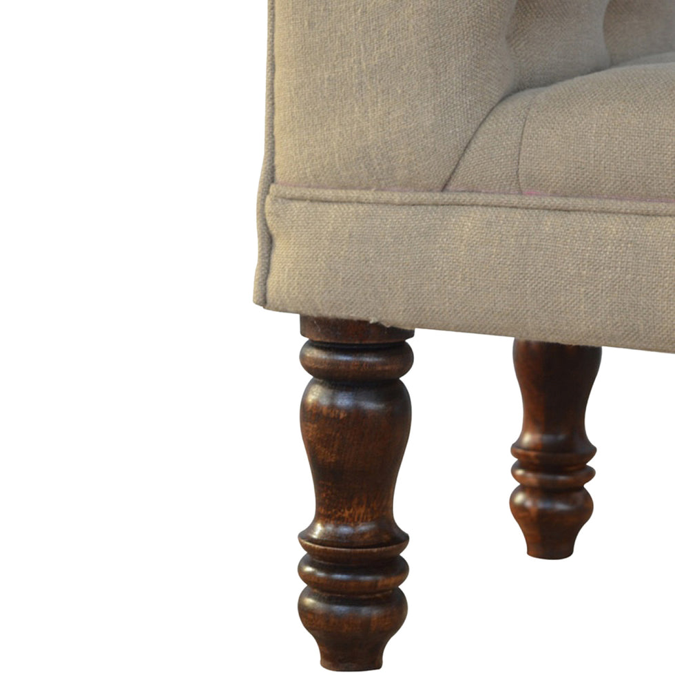Artisan - Bedroom Bench in Mud, Linen