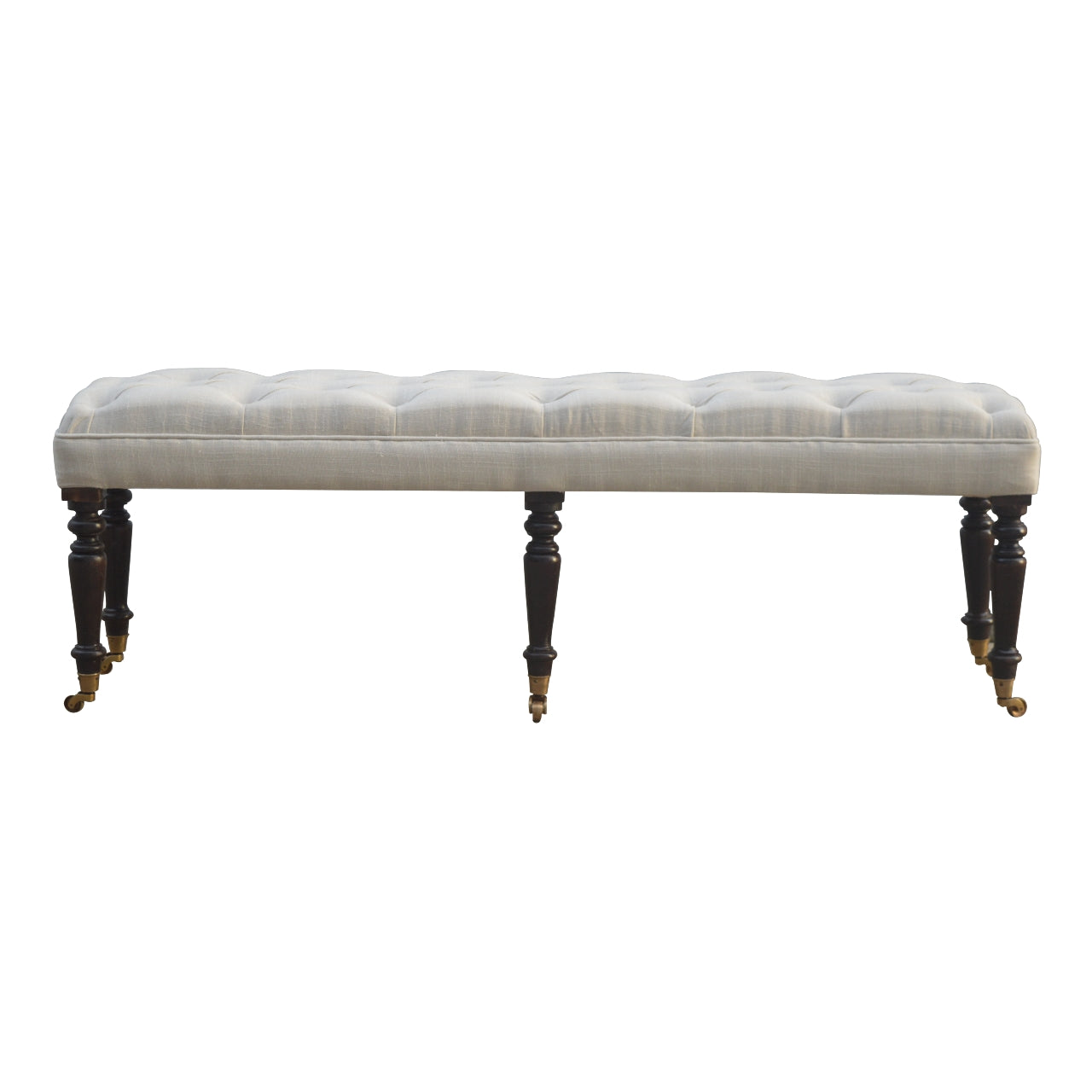Artisan - Hallway Castor Bench in Mango Wood