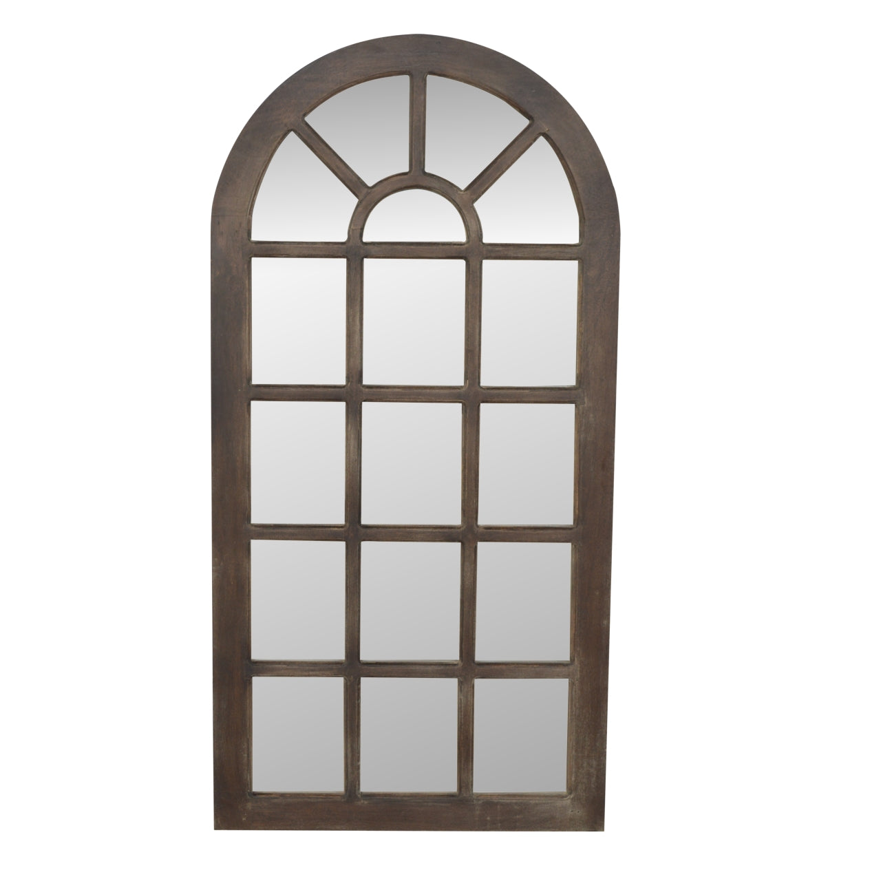 Artisan - Sepentine Mirror Frame in Sun Bleach, Mango Wood