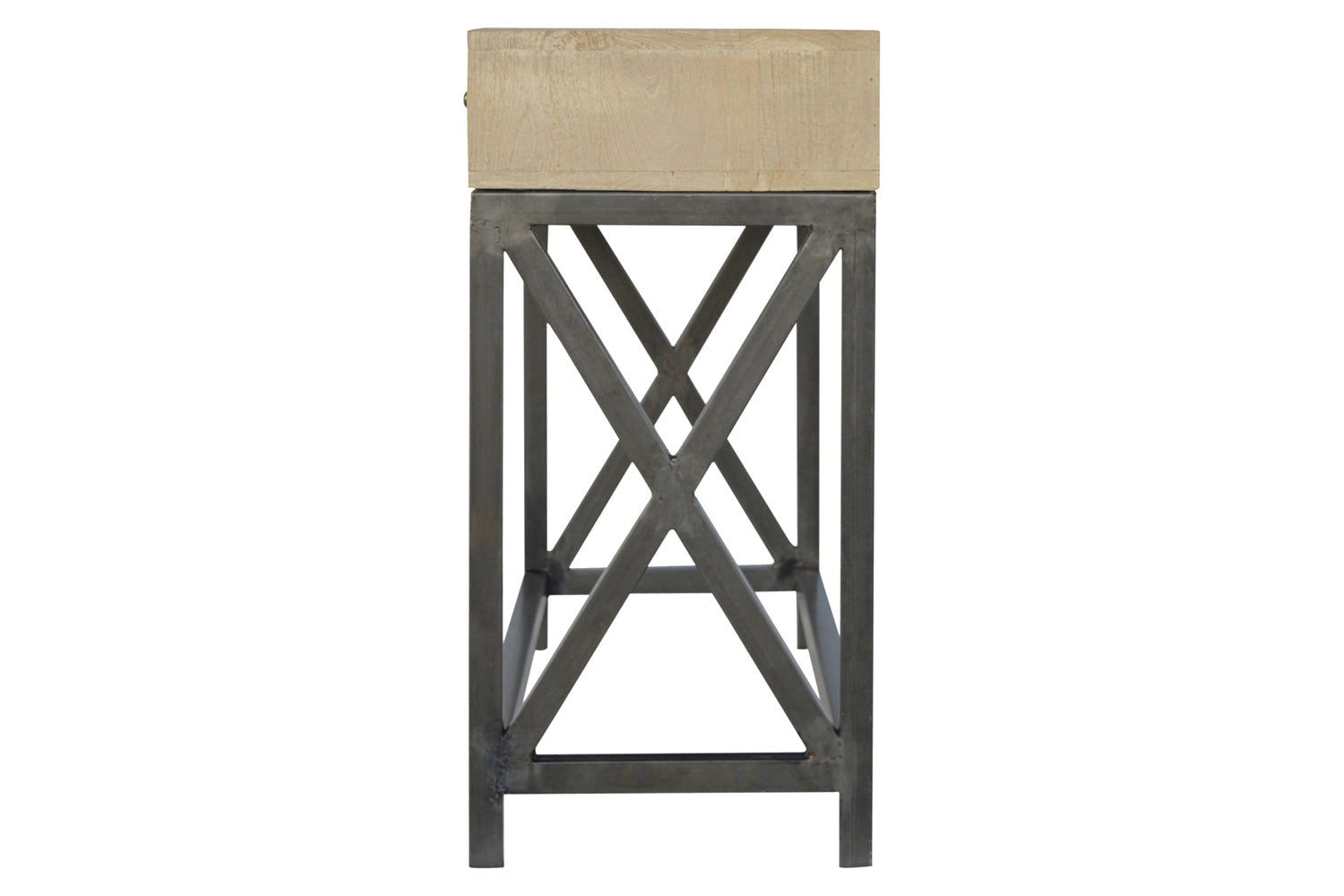 Artisan - Mango Wood Metal Base Console Table