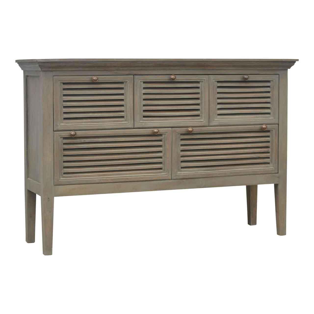 Artisan - 5 Shutter Buffet in Gray