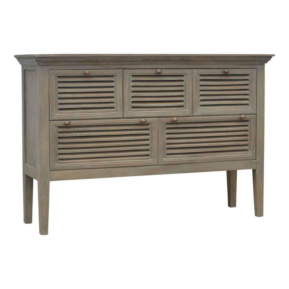 Artisan - 5 Shutter Buffet in Gray