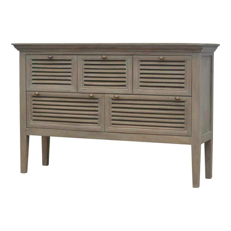Artisan - 5 Shutter Buffet in Gray