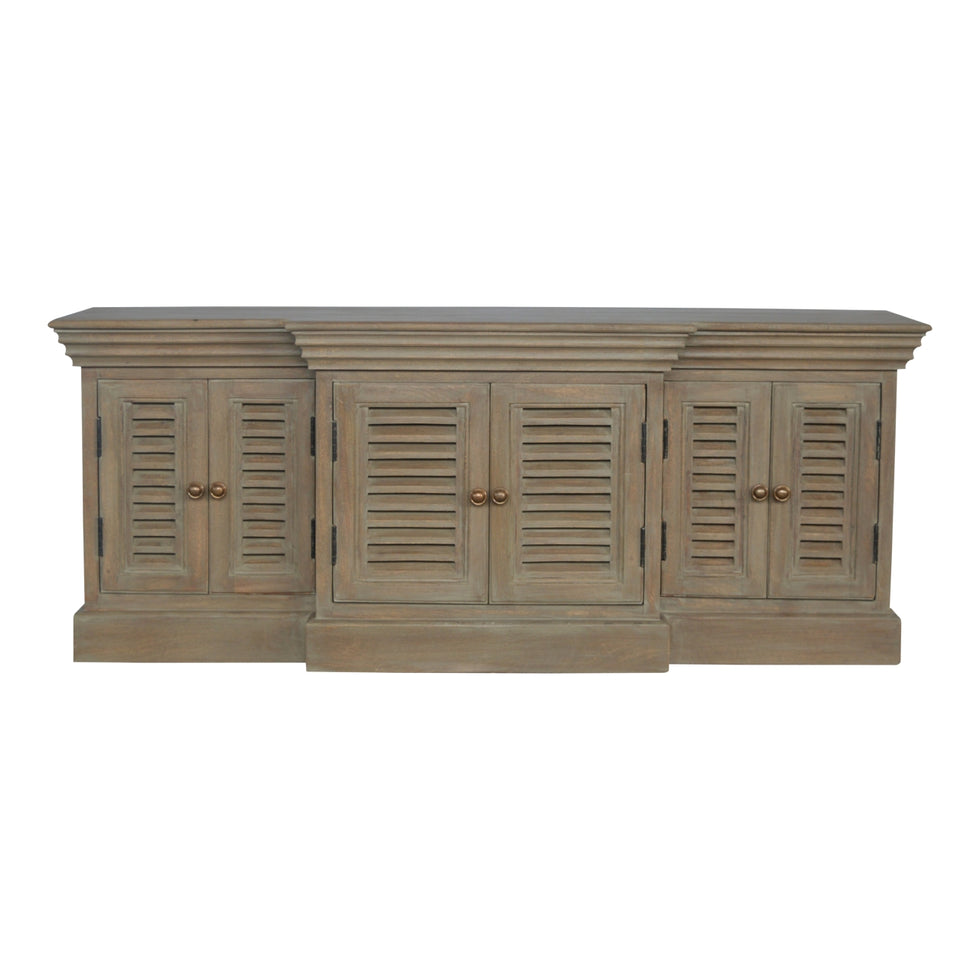 Artisan - Shutter TV Cabinet in Gray