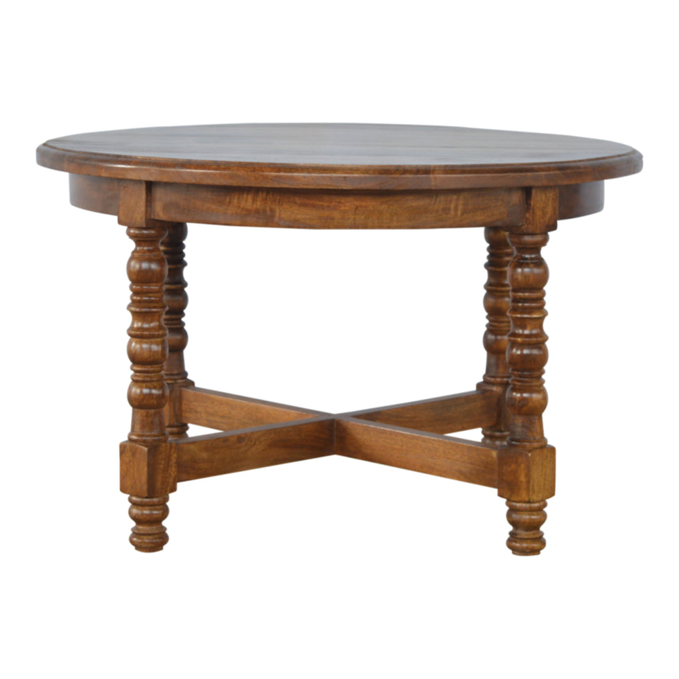 Artisan - Occasional Round Side Table in Chestnut