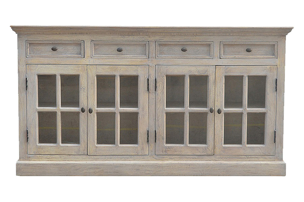 Artisan - Acid Wash Glazed Sideboard in Stone Wash