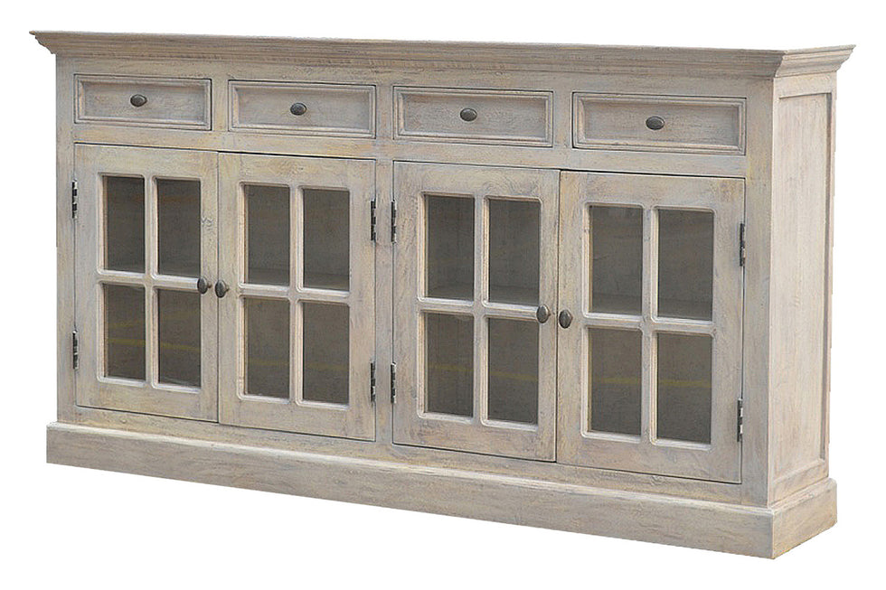 Artisan - Acid Wash Glazed Sideboard in Stone Wash