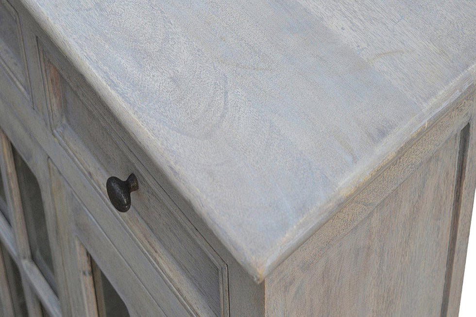 Artisan - Acid Wash Glazed Sideboard in Stone Wash