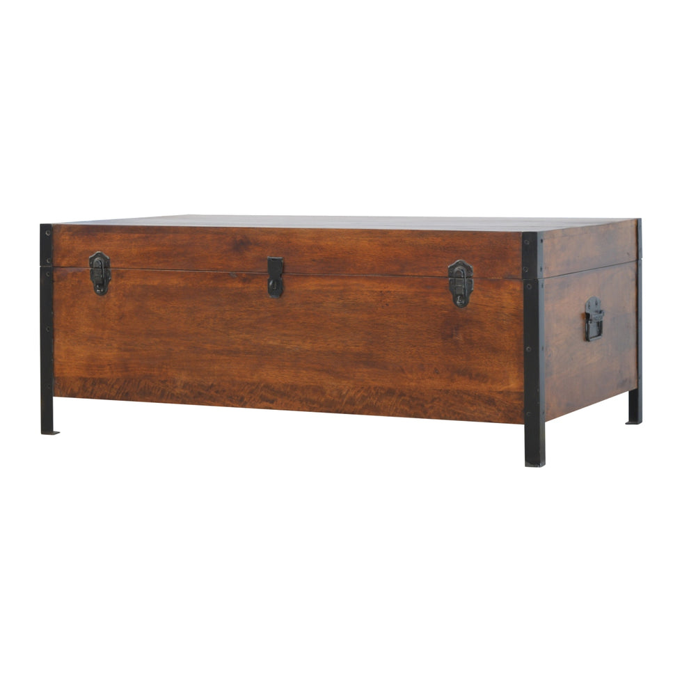 Artisan - Industrial Lid-Up Blanket Box