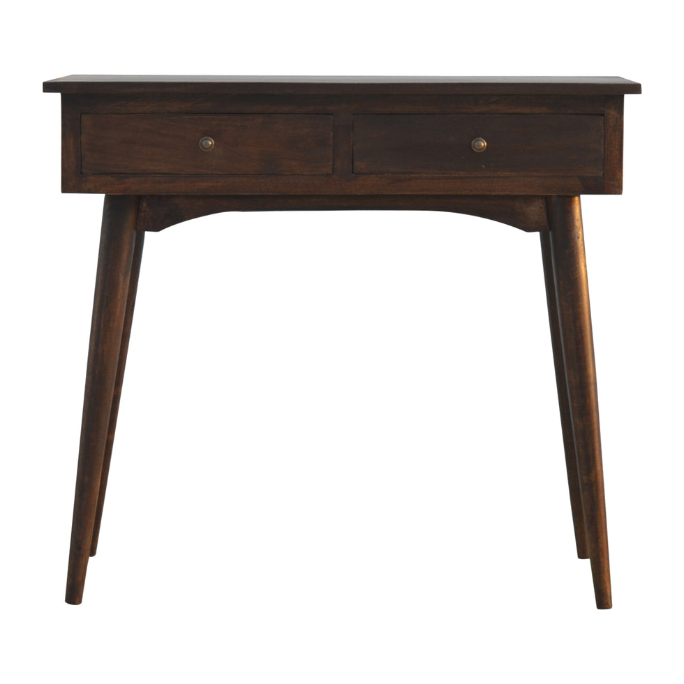 Artisan - Hallway Console with 2 Drawers in Walnut