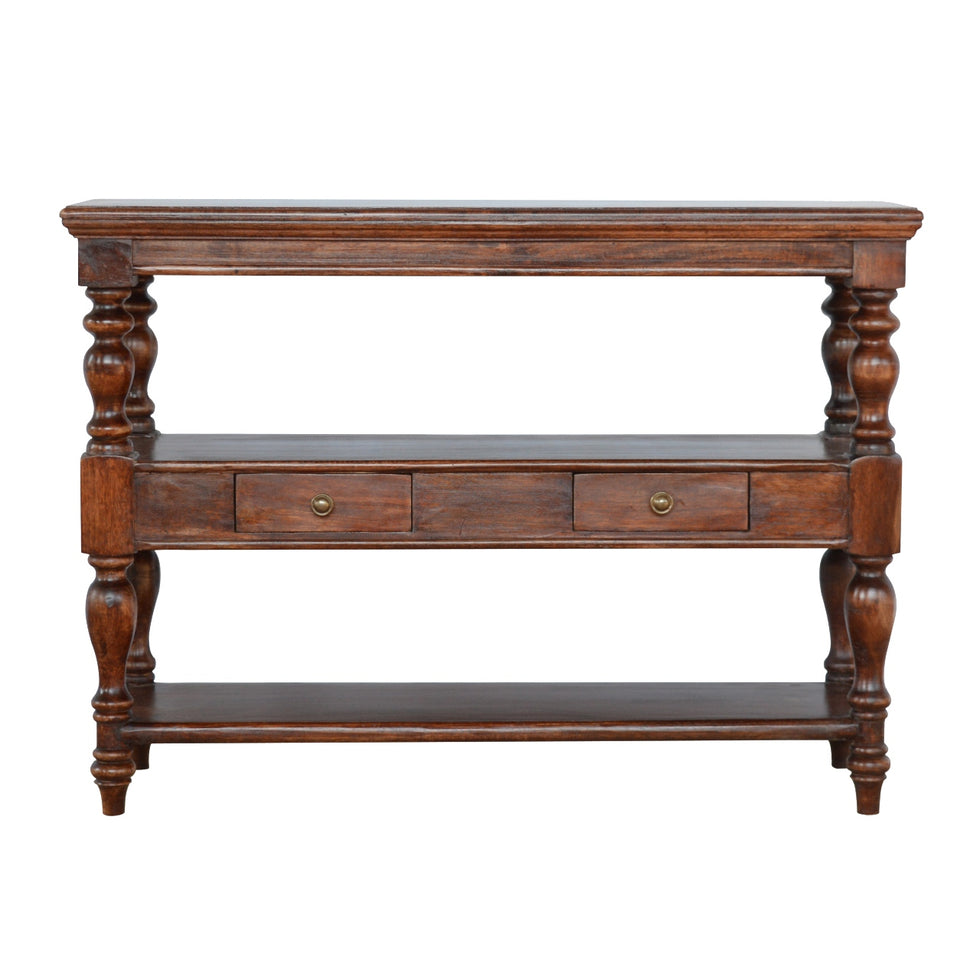 Artisan - Solid Turned Leg Console Table in Wood