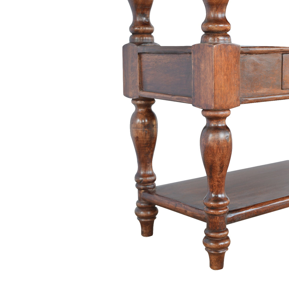 Artisan - Solid Turned Leg Console Table in Wood