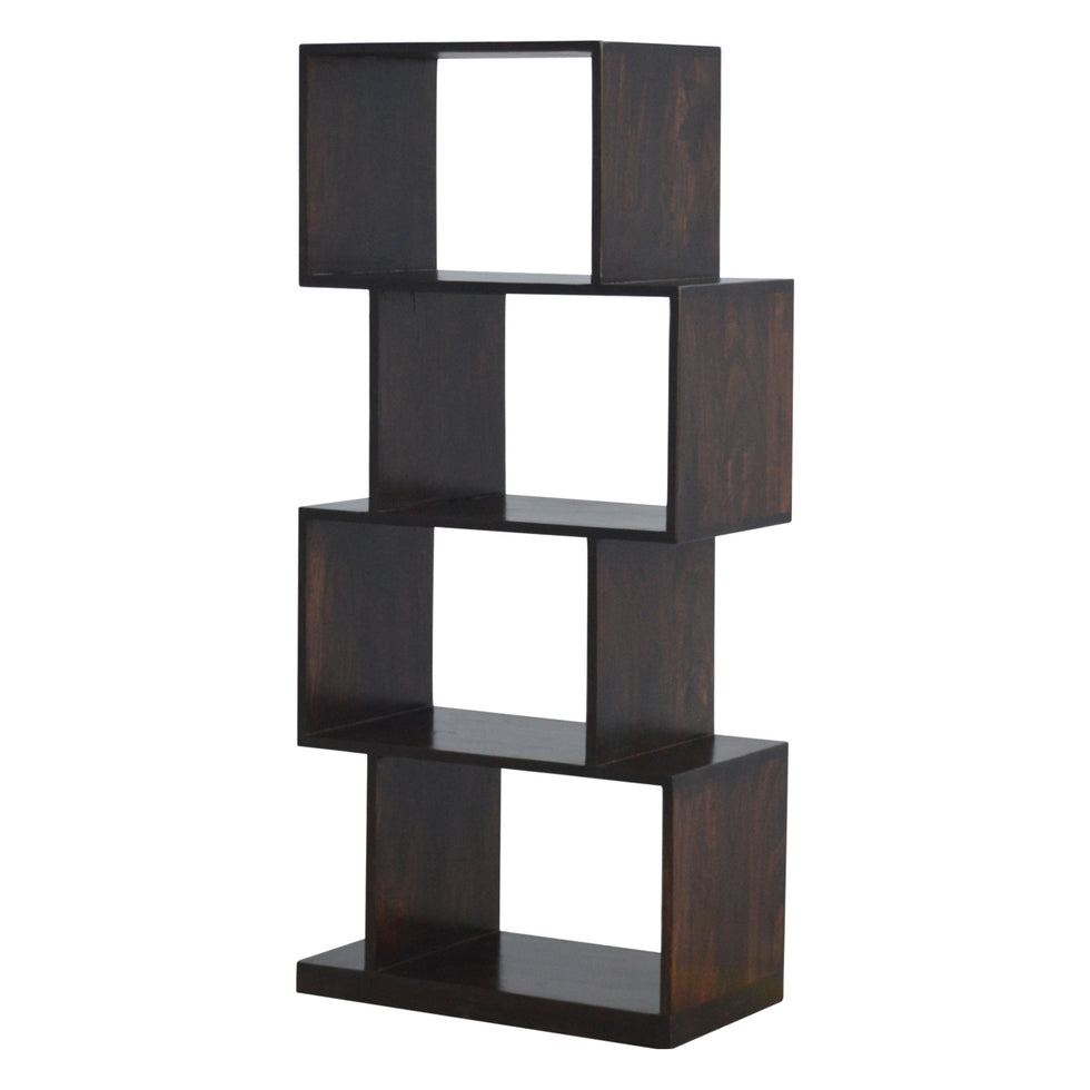 Artisan - Zig Zag Display Unit in Chestnut