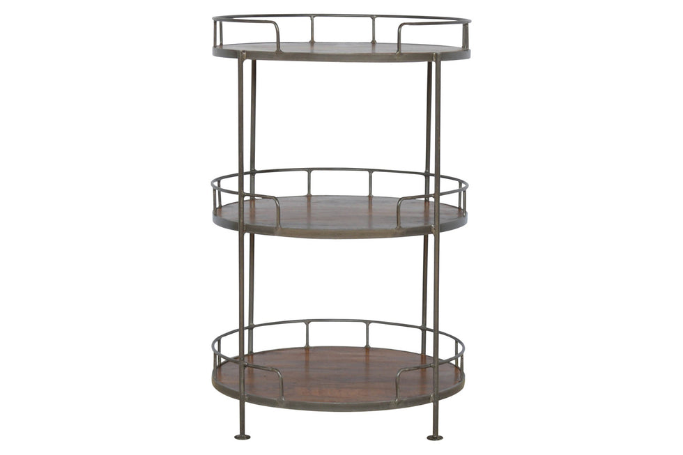 Artisan - Industrial Round Butler Tray Table