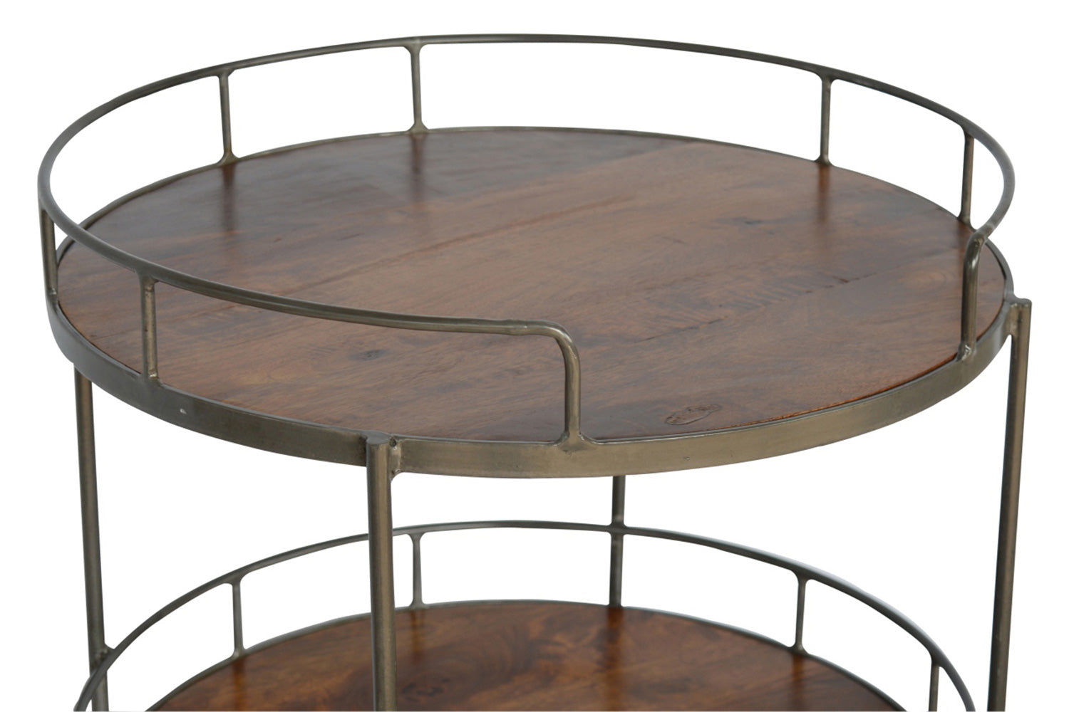 Artisan - Industrial Round Butler Tray Table