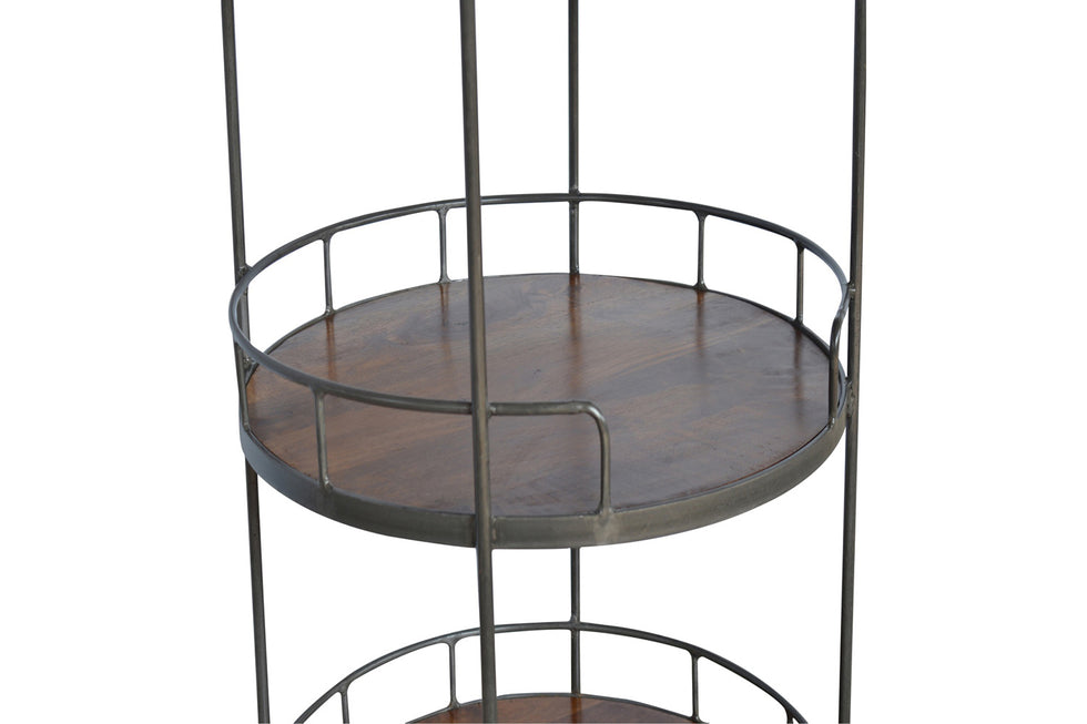 Artisan - Industrial Round Butler Tray Table