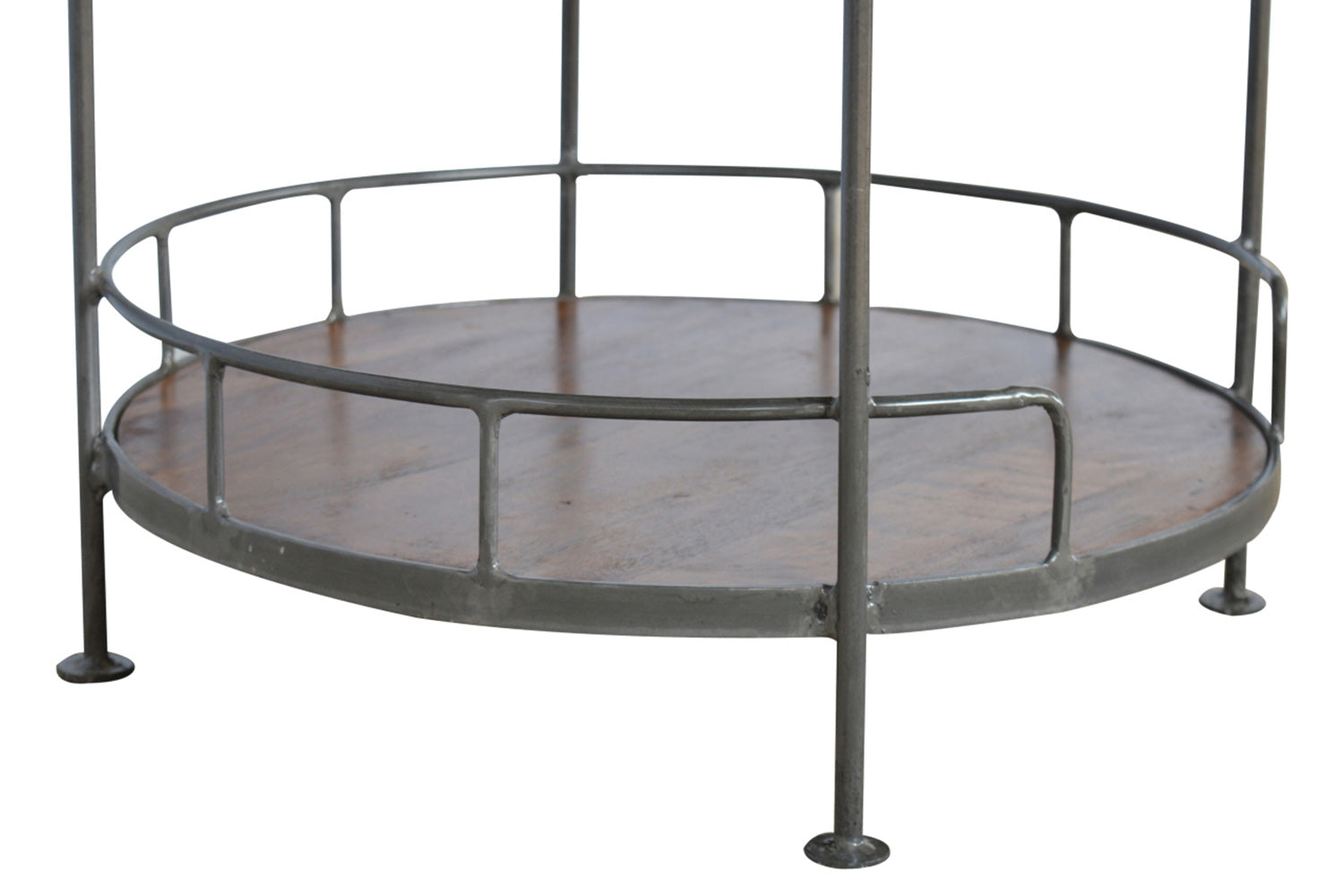 Artisan - Industrial Round Butler Tray Table