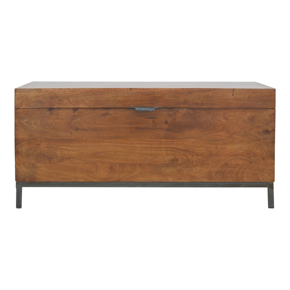 Artisan - Industrial Storage Box in Chestnut, Wood