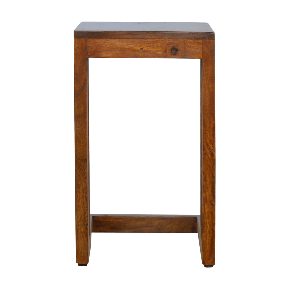 Artisan - One-Sided End Table in Chestnut
