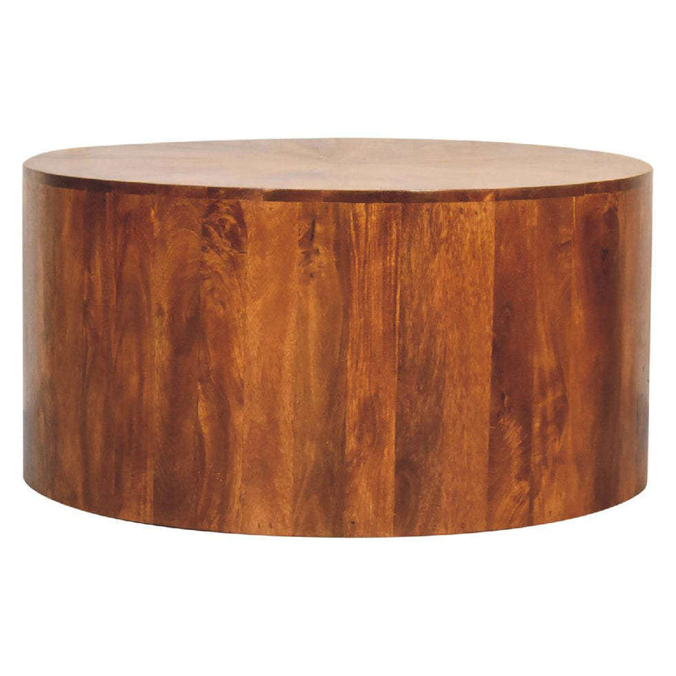 Artisan - Chestnut Round Wooden Coffee Table