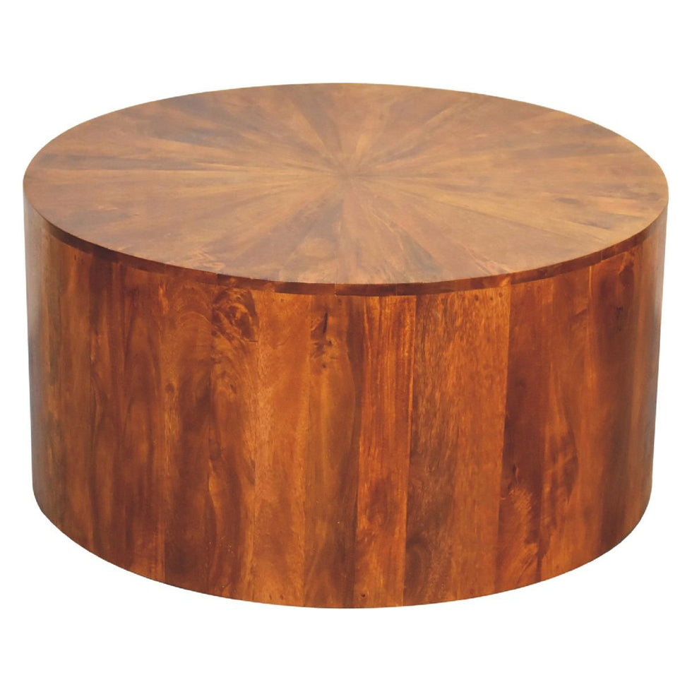 Artisan - Chestnut Round Wooden Coffee Table