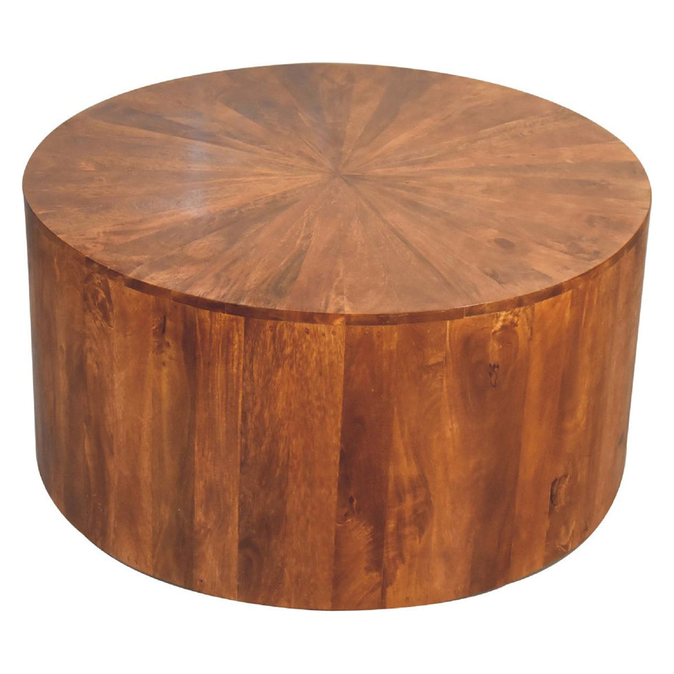 Artisan - Chestnut Round Wooden Coffee Table