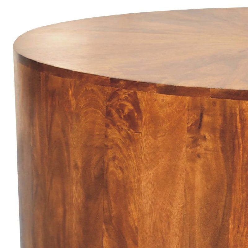 Artisan - Chestnut Round Wooden Coffee Table