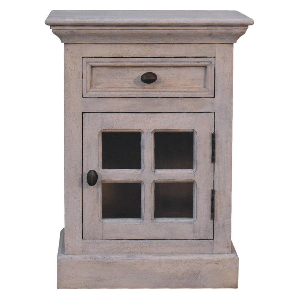 Artisan - Glazed Stone Nightstand