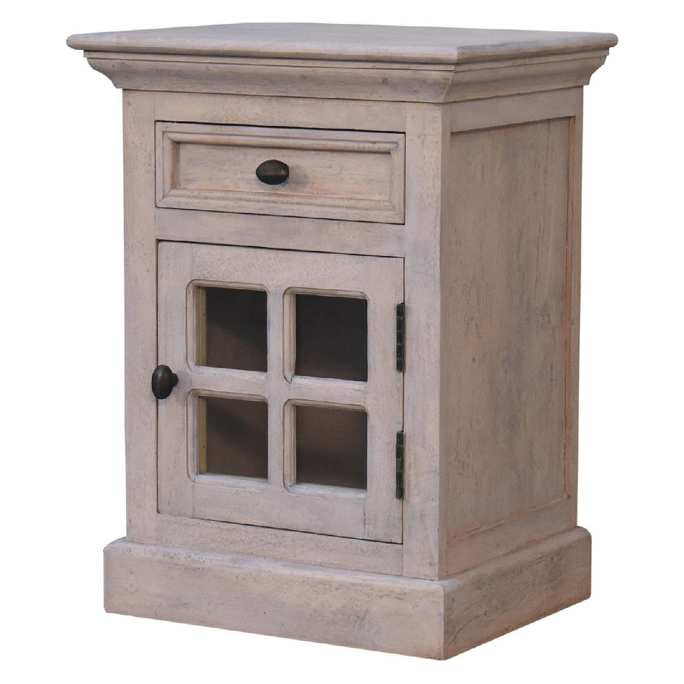 Artisan - Glazed Stone Nightstand