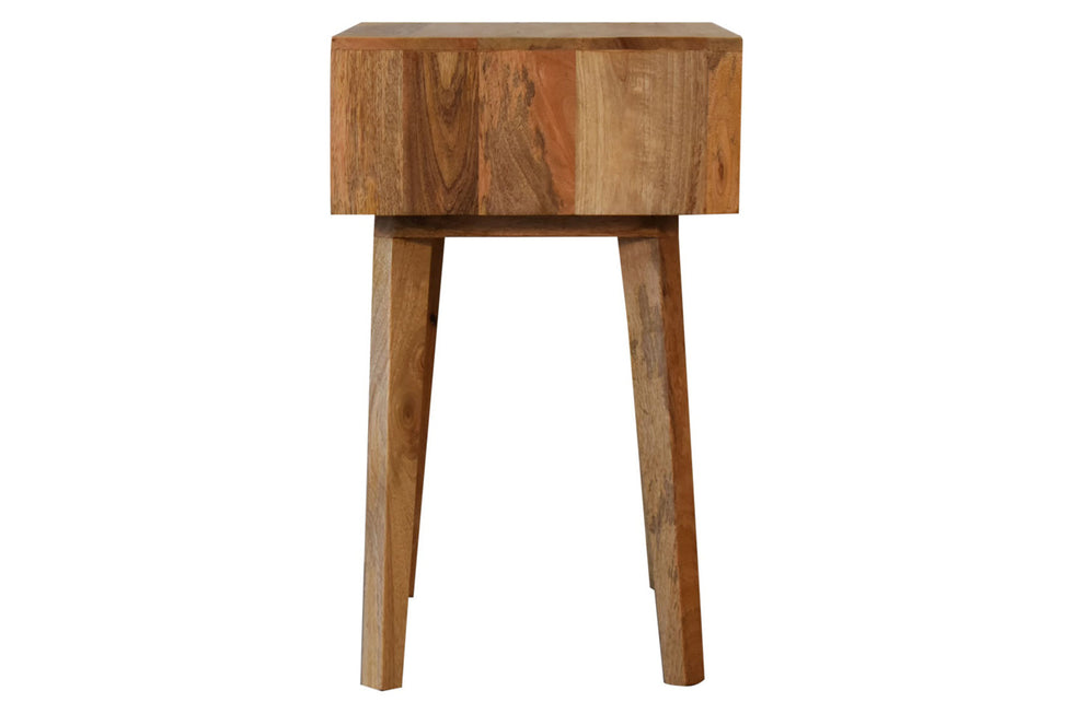 Artisan - Bone Inlay Bedside with 1 Drawers in Oak-ish