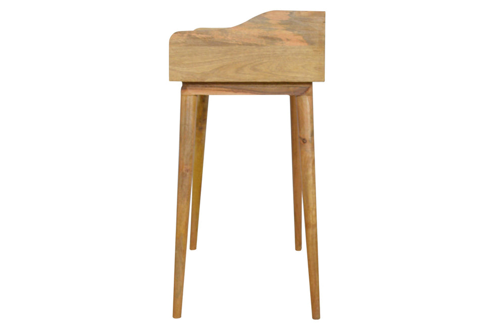 Artisan - Gray Painted Gallery Back Writing Desk