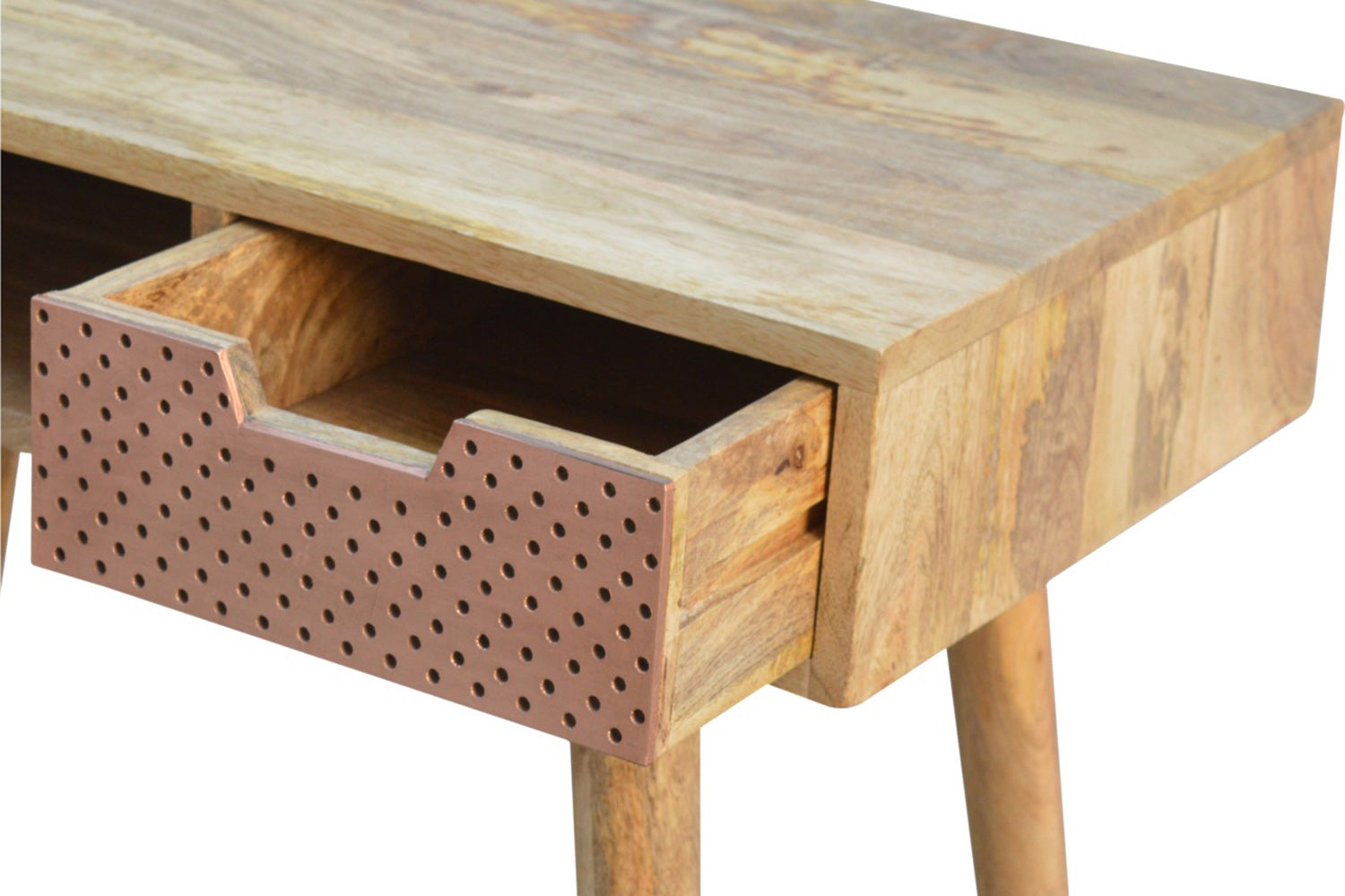 Artisan - Perforated Copper Writing Desk