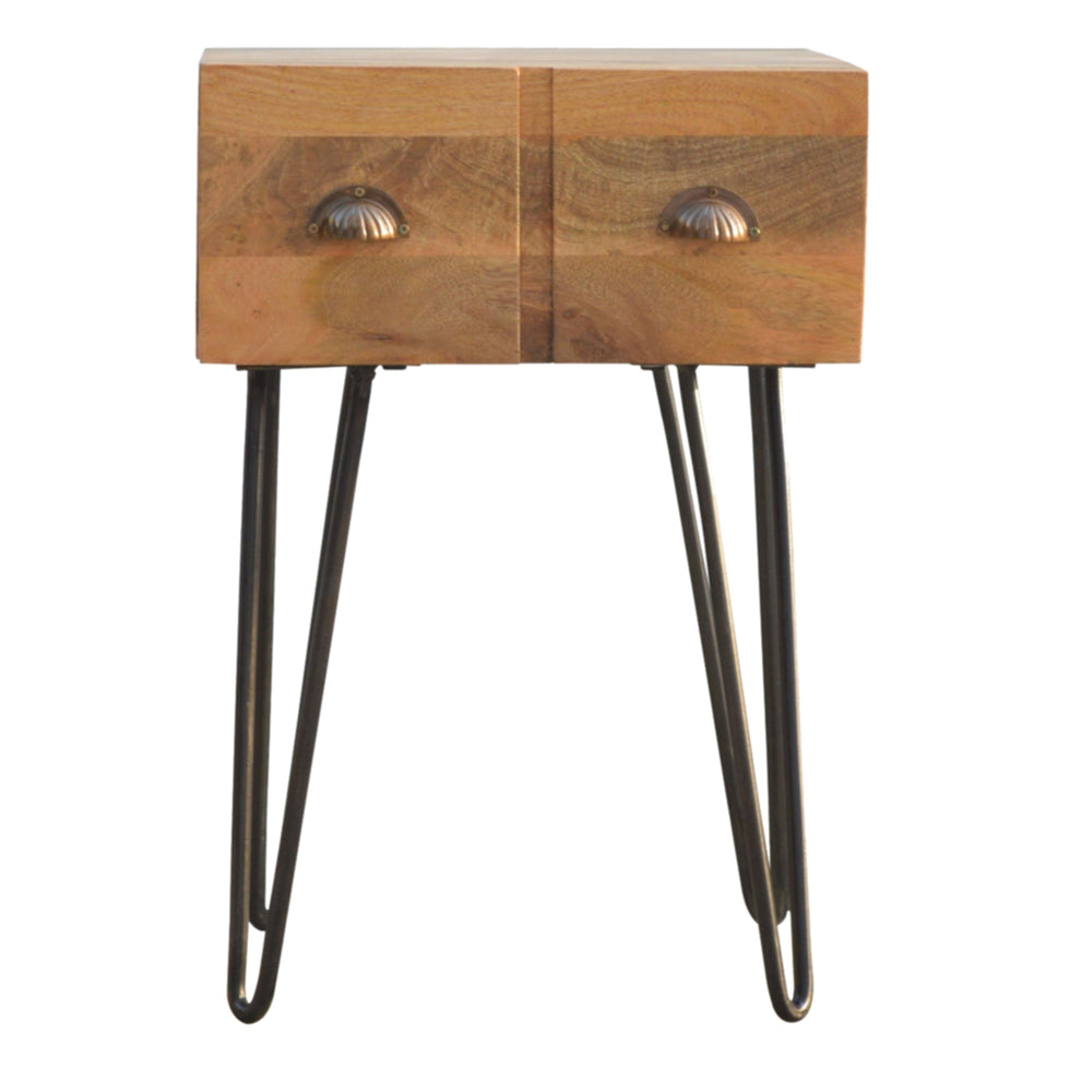 Artisan - Nightstand with Iron Base