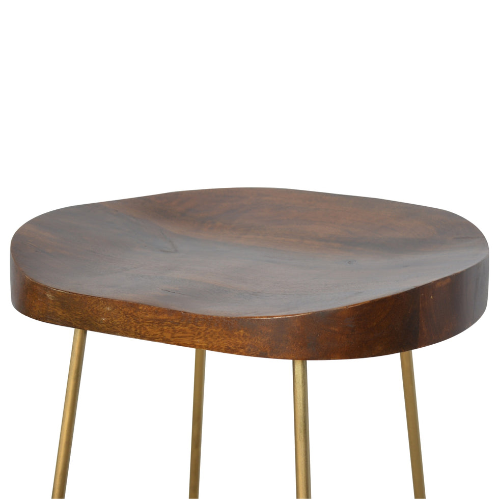 Artisan - Bar Stool in Gold, Iron