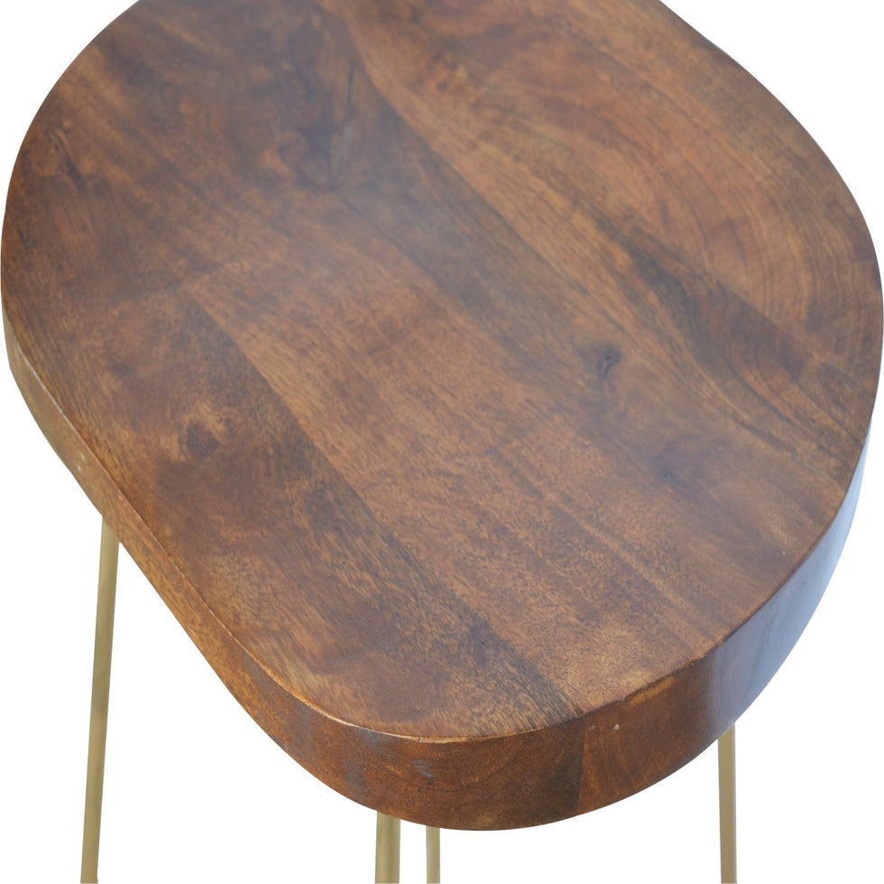 Artisan - Bar Stool in Gold, Iron
