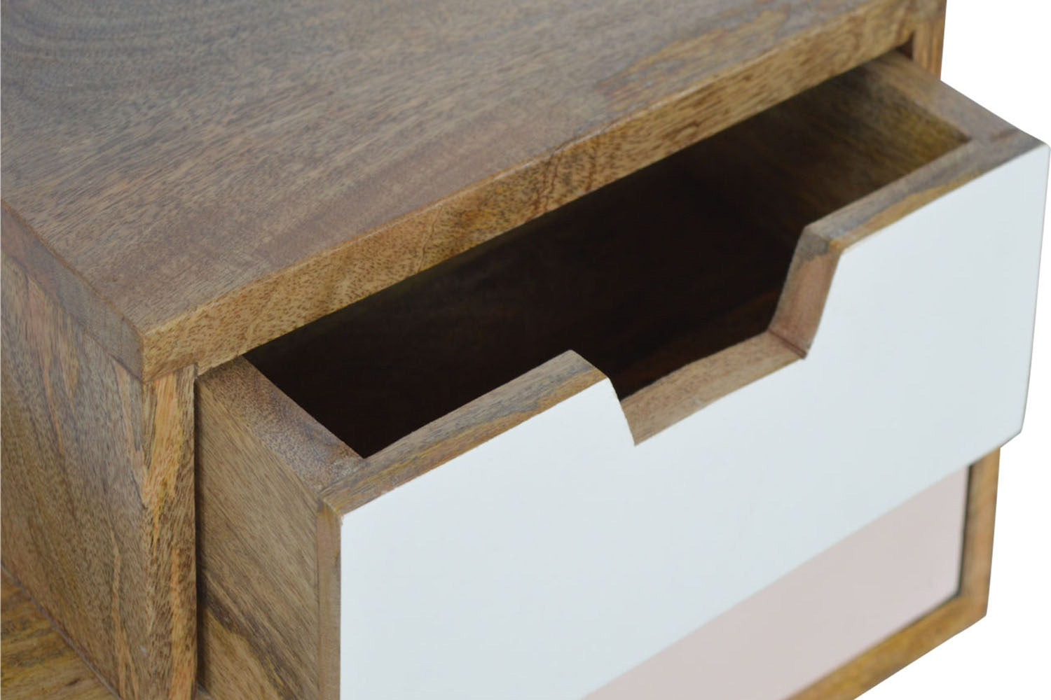 Artisan - Blush Pink and White Multi Bedside