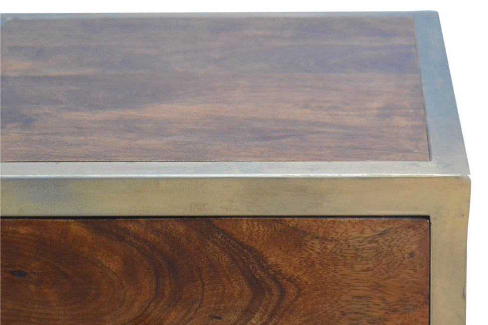 Artisan - Gold Iron Frame Bedside