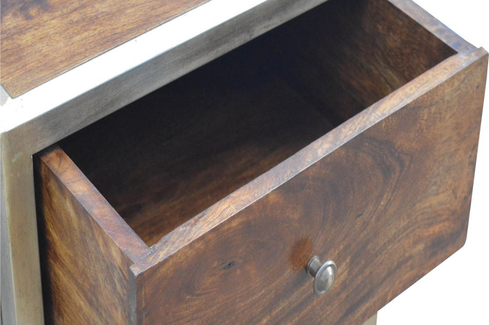 Artisan - Gold Iron Frame Bedside