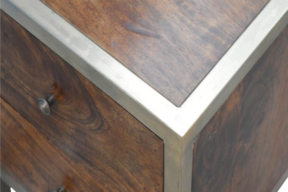 Artisan - Gold Iron Frame Bedside