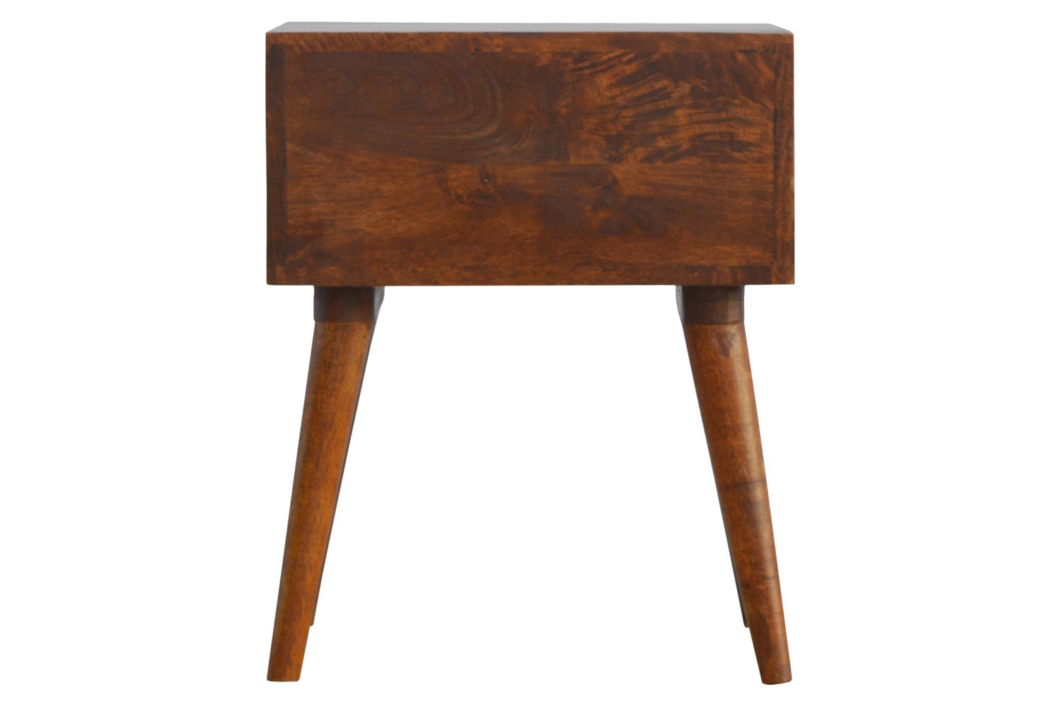 Artisan - Geometric Brass Inlay Bedside 2 Drawers