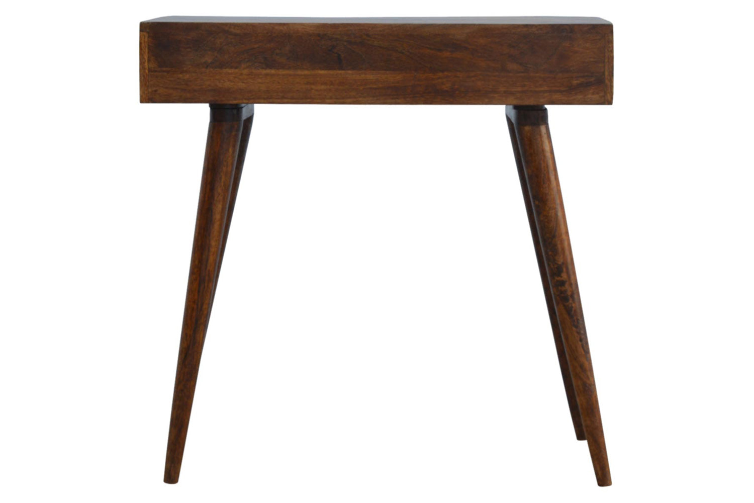 Artisan - Geometric Brass Inlay Console Table in 2 Drawers