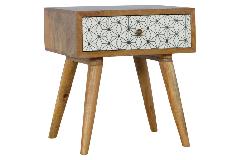 Artisan - Prima Bedside with 1 Drawers Tall Legs