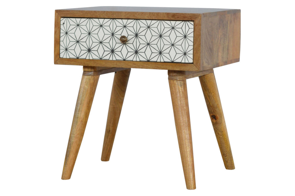 Artisan - Prima Bedside with 1 Drawers Tall Legs